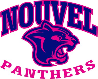 Nouvel Panther Logo for black tee